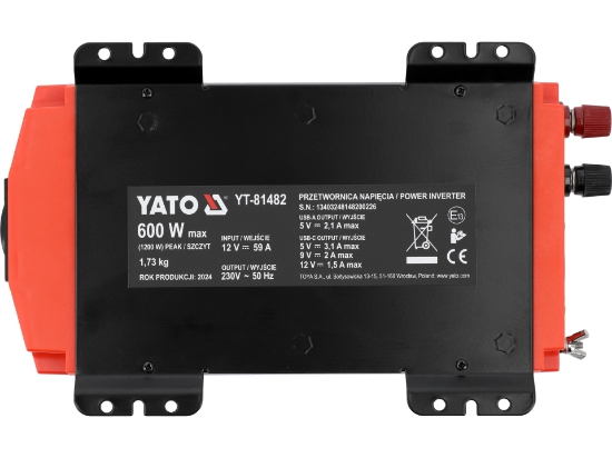 Imagine INVERTOR TENSIUNE 12V/230V 600W