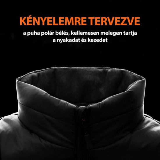 Imagine Vestă încălzită THAW THA-APR-0003-G, mărimea S, 4 zone de încălzire, 3 niveluri de încălzire, strat hidrofug, cu acumulator extern