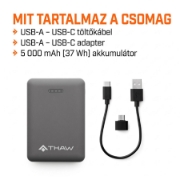 Imagine Vestă încălzită THAW THA-APR-0004-G, mărimea M, 4 zone de încălzire, 3 niveluri de încălzire, strat hidrofug, cu acumulator extern