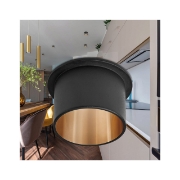 Imagine CARCASA NEGRU/int.AURIU ROTUND PT GU10 ALFA-C