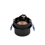 Imagine CARCASA NEGRU/int.AURIU ROTUND PT GU10 ALFA-C