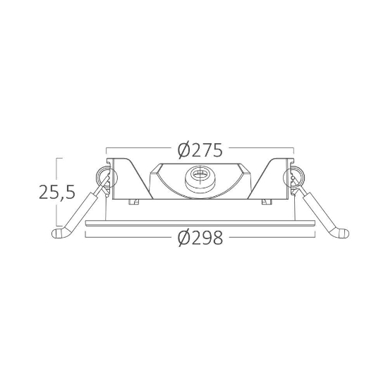 Imagine SPOT LED ROTUND ST 24W 2400LM 3IN1 F:298MM IP40