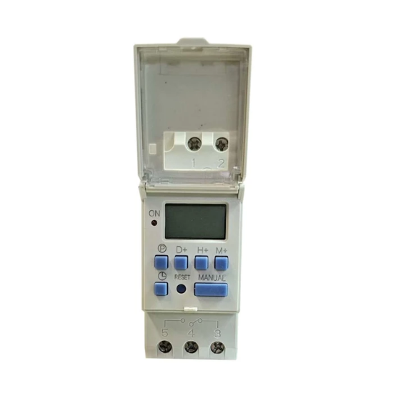 Imagine Programator digital săptămânal pe șină, 16A, 150h, 3 module 02-376