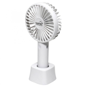 Imagine Ventilator de mana, cu dinam, 9 cm, alb