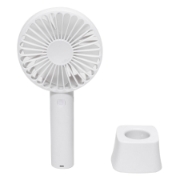 Imagine Ventilator de mana, cu dinam, 9 cm, alb