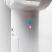 Imagine Ventilator de mana, cu dinam, 9 cm, alb