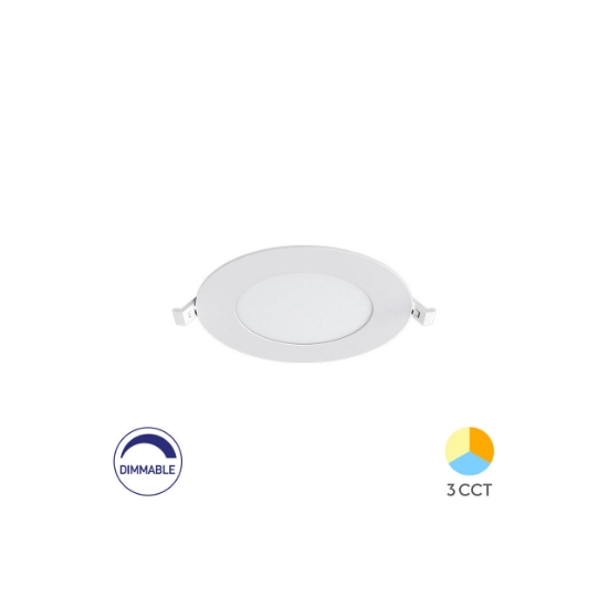 Imagine SPOT LED ROTUND ST 6W 470LM DIM 3in1 F:128MM ALB IP40