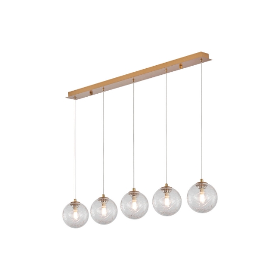 Imagine PENDUL S002S-4H-5xG9-AURIU STICLA