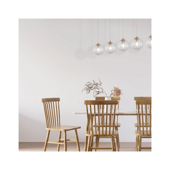 Imagine PENDUL S002S-4H-5xG9-AURIU STICLA