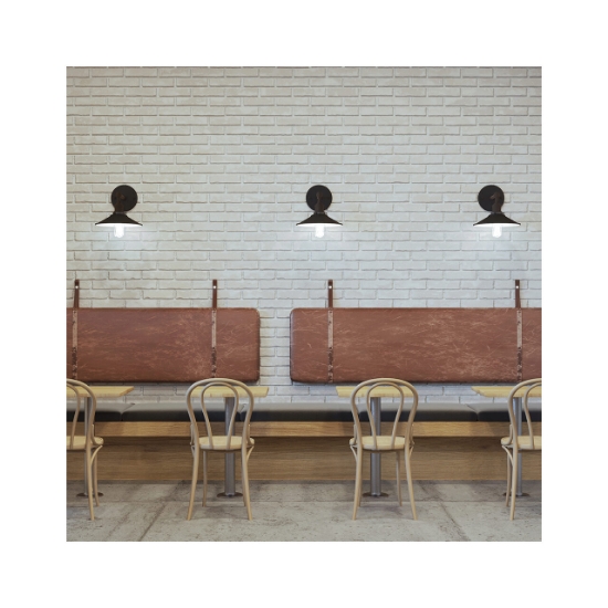 Imagine LAMPA DE PERETE P004W-1H-1xE27-NEGRU