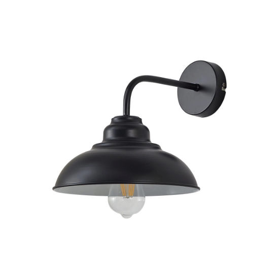 Imagine LAMPA DE PERETE P004W-1H-1xE27-NEGRU
