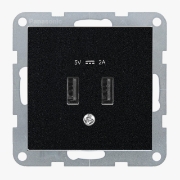 Imagine PRIZA USB 5V-2A MEC. KARRE PLUS 55 NEGRU