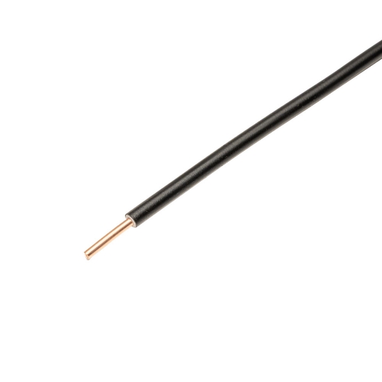 Imagine Conductor rigid cupru, FY 4 mm², negru – colac