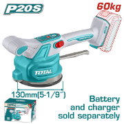 Imagine TOTAL - VIBRATOR CU VENTUZA PENTRU PLACI CERAMICE 20V (NU INCLUDE ACUMULATOR)