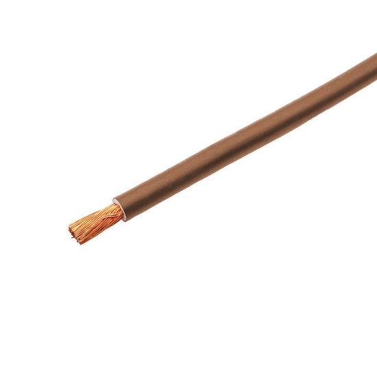 Imagine Conductor flexibil cupru, MYF 4 mm², maro – colac