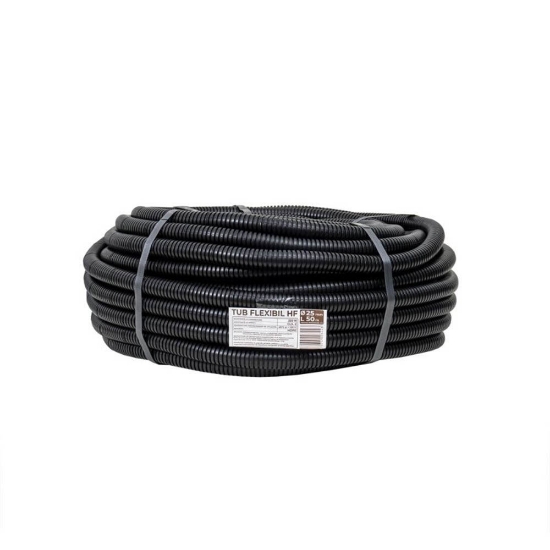 Imagine Tub flexibil HF Ø25mm 320N negru – TOTAL PLAST