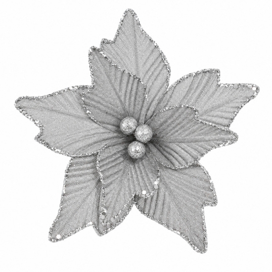 Imagine FLOARE DECORATIVA DE CRACIUN 18X10CM SYSDH-A3025038