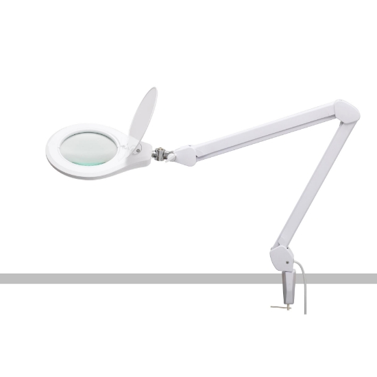 Imagine Lampă cu lupă LED, pentru masă, cu control al luminozității