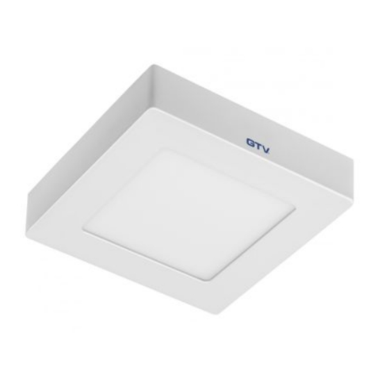 Imagine Spot LED aplicat, 13 W, 1020 lm, lumina calda 3000K, patrat, alb