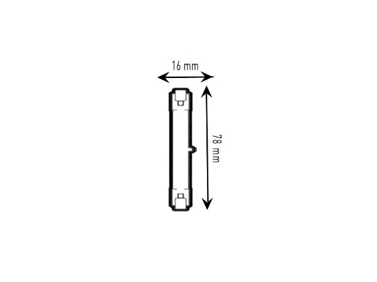 Imagine Bec LED R7s J78, 5 W, 500 lm, lumina neutra 4000K