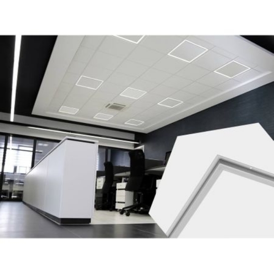 Imagine Panou LED incastrat, 40 W, 3600 lm, 60 x 60 cm, alb