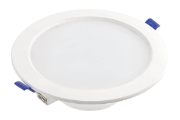 Imagine Spot LED incastrat, 15 W, 1350 lm, lumina neutra 4000K, IP54, rotund, alb