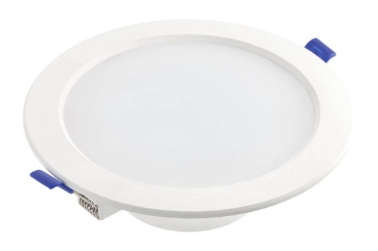 Imagine Spot LED incastrat, 20 W, 1800 lm, lumina neutra 4000K, IP54, rotund, alb