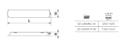 Imagine Corp etans LED LUNAR, 80 W, 8000 lm, lumina neutra 4000K, IP66, gri