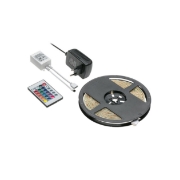 Imagine Kit banda LED RGB 5 m cu telecomanda IR si sursa, IP20
