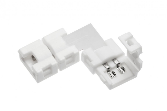 Imagine Conector de colt L pentru banda LED 8 mm 600 LED
