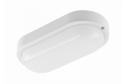 Imagine Plafoniera etansa LED ovala KODO OV, 12 W, 1080 lm, lumina neutra 4000K, IP54, alba