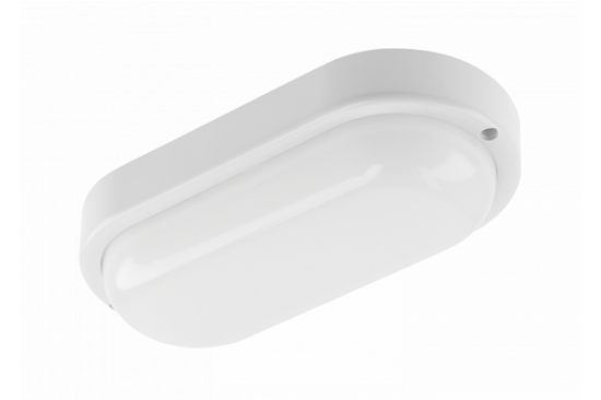 Imagine Plafoniera etansa LED ovala KODO OV, 12 W, 1080 lm, lumina neutra 4000K, IP54, alba