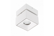 Imagine Spot LED aplicat, 8 W, 680 lm, lumina neutra 4000K, patrat, alb