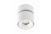 Imagine Spot LED aplicat, 8 W, 680 lm, lumina neutra 4000K, rotund, alb