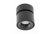 Imagine Spot LED aplicat, 8 W, 680 lm, lumina neutra 4000K, rotund, negru