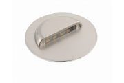 Imagine Spot LED pentru treapta scarii, 0,8 W, 70 lm, lumina neutra 4000K, rotund, finisaj inox