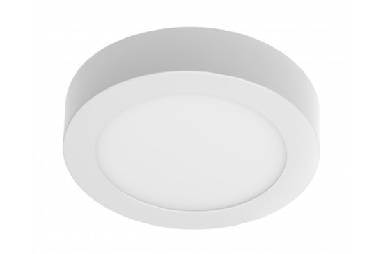 Imagine Spot LED aplicat ORIS PLUS, 13 W, 1020 lm, lumina calda 3000K, rotund, alb