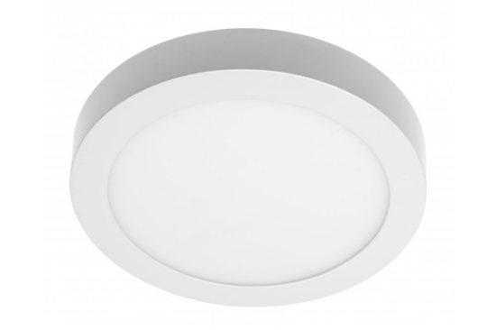Imagine Spot LED aplicat ORIS PLUS, 19 W, 1520 lm, lumina calda 3000K, rotund, alb