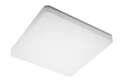 Imagine Plafoniera etansa LED patrata BESA, 24 W, 2400 lm, lumina calda 3000K, IP54, alba