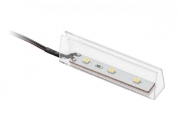 Imagine Clema LED din plastic raft sticla 8 mm, 12V, lumina rece
