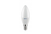 Imagine Bec LED E14 C37, 8 W, 720 lm, lumina rece 6400K