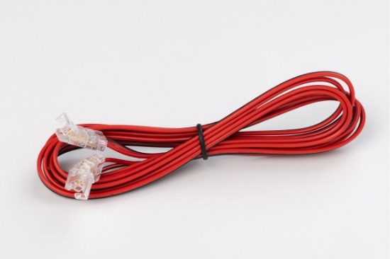 Imagine Conector cu cablu pentru banda LED COB 8 mm, cablu 2 m la ambele capete