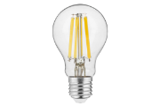 Imagine Bec LED filament E27 A60, 11 W, 1500 lm, lumina calda 2700K, sticla transparenta