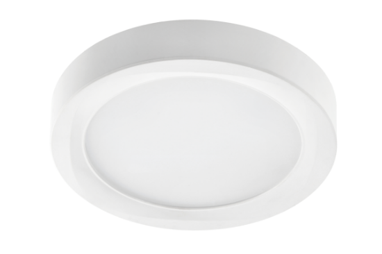 Imagine Spot LED aplicat LOUIS, 6 W, 480 lm, lumina neutra 4000K, IP54, rotund, alb
