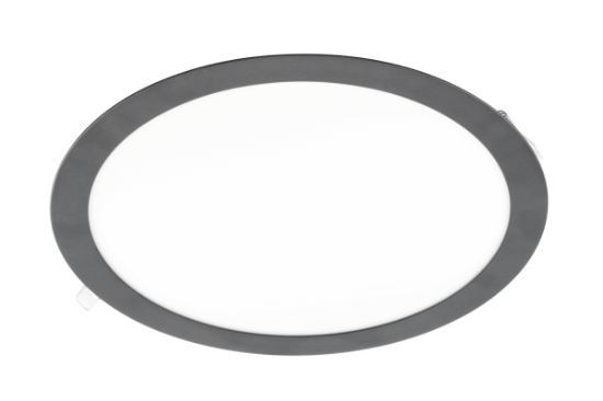 Imagine Spot LED incastrat ORIS PLUS, 24 W, 2000 lm, lumina neutra 4000K, negru