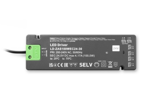 Imagine Sursa de alimentare LED 24V Easy Click, 100 W, IP20
