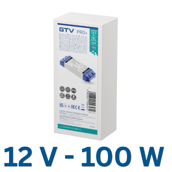 Imagine Sursa de alimentare LED 12V PRO+, 100 W, IP20