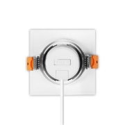Imagine Spot patrat VOLARE LED 7W 560lm CCT AC220-240V IP20 alb