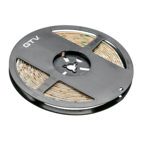 Imagine Banda LED 12V 5050, 14,4 W/m, lumina calda 3200K, IP20, 5 m