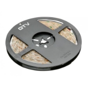Imagine Banda LED 12V 5050, 14,4 W/m, lumina calda 3200K, IP65, 5 m